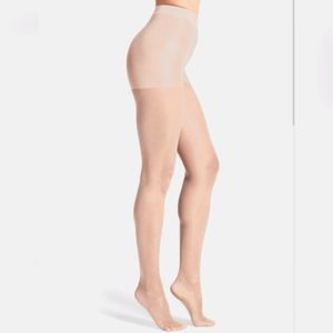 Bundle of 3, Talbots Silky Sheer Control Top Pantyhose size 2X - pale nude